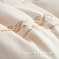 Luxury brand name embroidery bedding set comforter